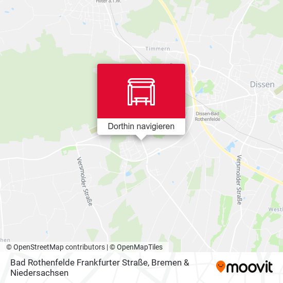 Bad Rothenfelde Frankfurter Straße Karte