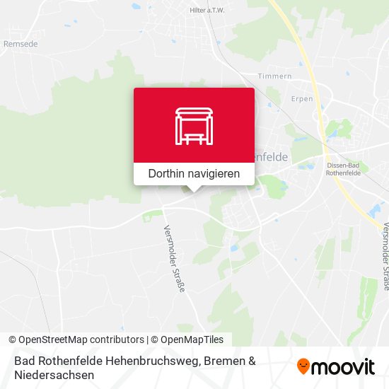 Bad Rothenfelde Hehenbruchsweg Karte