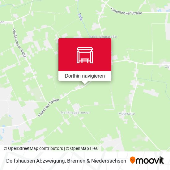 Delfshausen Abzweigung Karte