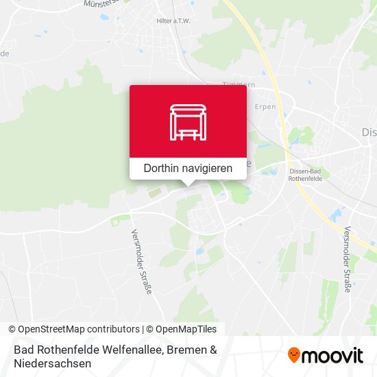Bad Rothenfelde Welfenallee Karte