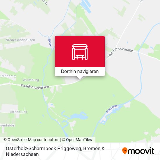 Osterholz-Scharmbeck Priggeweg Karte