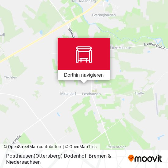 Posthausen(Ottersberg) Dodenhof Karte