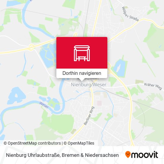 Nienburg Uhrlaubstraße Karte