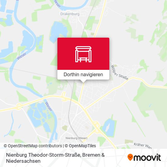 Nienburg Theodor-Storm-Straße Karte