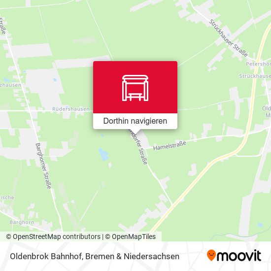 Oldenbrok Bahnhof Karte