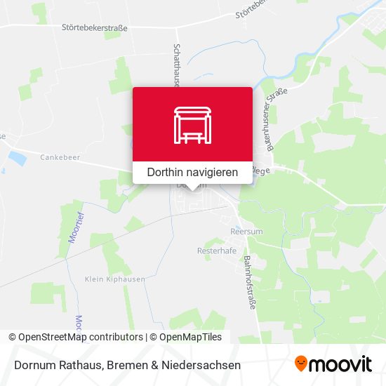 Dornum Rathaus Karte