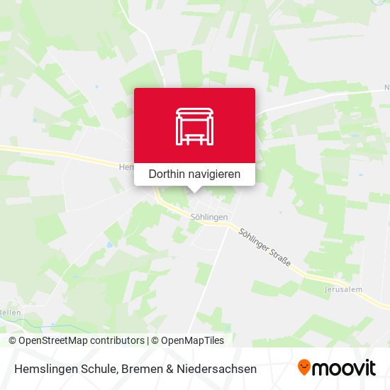 Hemslingen Schule Karte