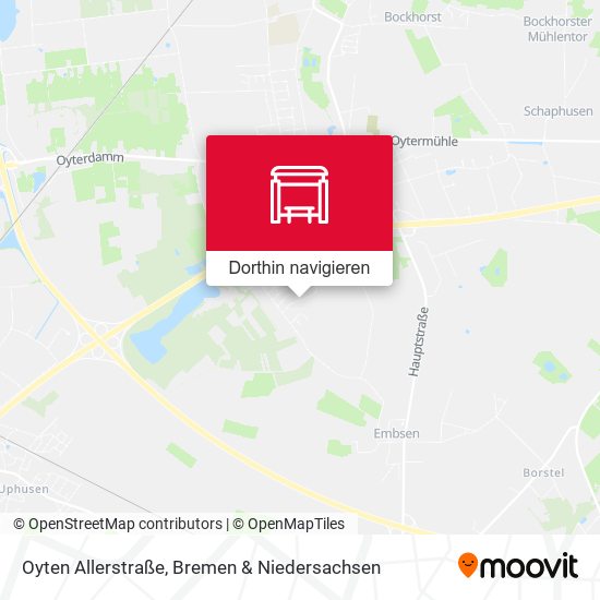 Oyten Allerstraße Karte