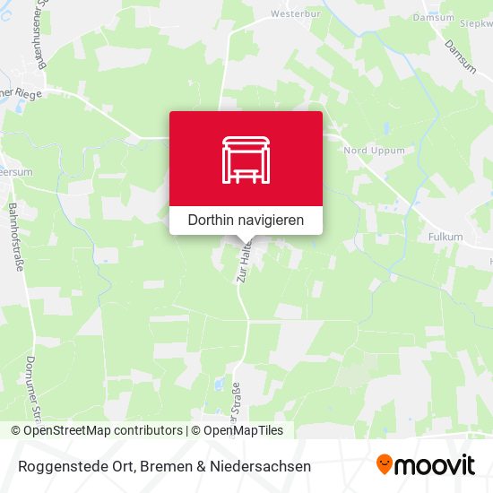 Roggenstede Ort Karte