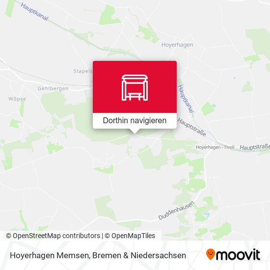 Hoyerhagen Memsen Karte