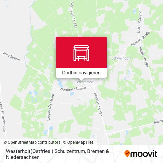 Westerholt(Ostfriesl) Schulzentrum Karte