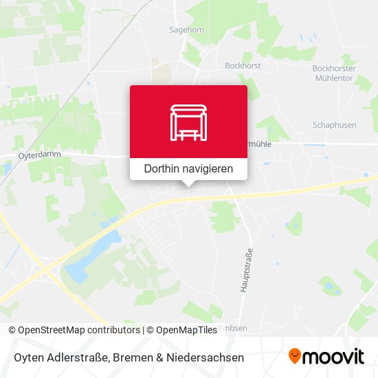 Oyten Adlerstraße Karte