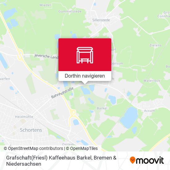 Grafschaft(Friesl) Kaffeehaus Barkel Karte