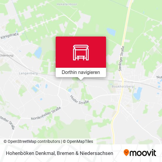 Hohenböken Denkmal Karte