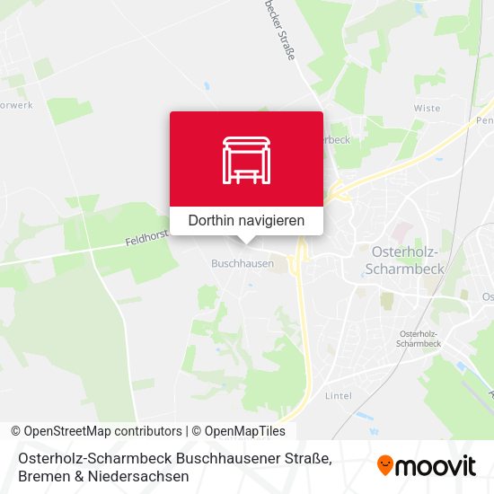 Osterholz-Scharmbeck Buschhausener Straße Karte