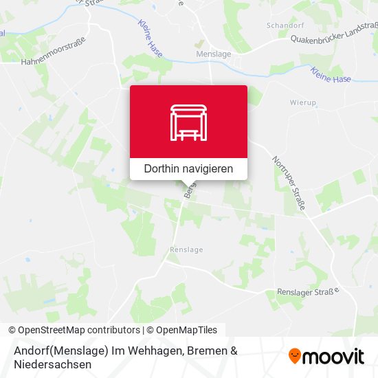 Andorf(Menslage) Im Wehhagen Karte