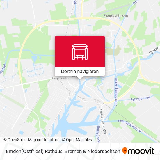 Emden(Ostfriesl) Rathaus Karte