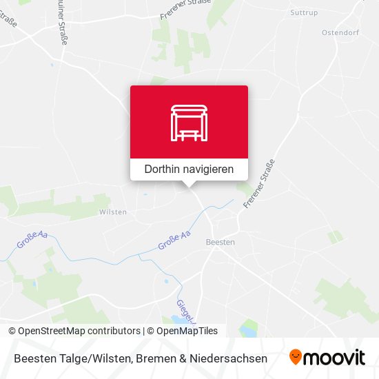 Beesten Talge/Wilsten Karte