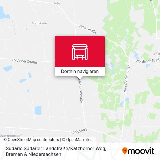 Südarle Südarler Landstraße / Katzhörner Weg Karte
