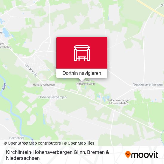 Kirchlinteln-Hohenaverbergen Glinn Karte