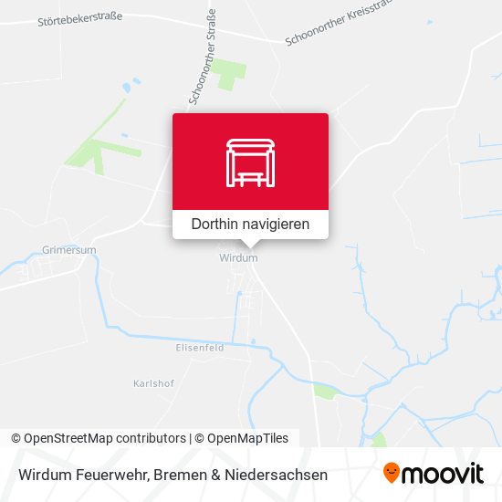 Wirdum Feuerwehr Karte