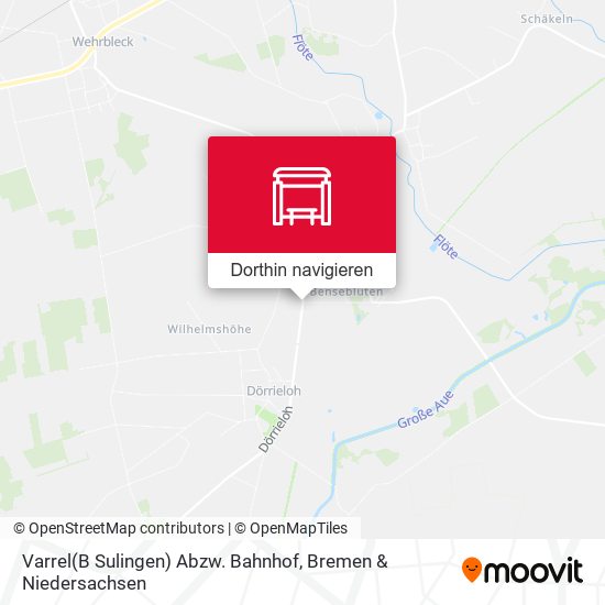 Varrel(B Sulingen) Abzw. Bahnhof Karte