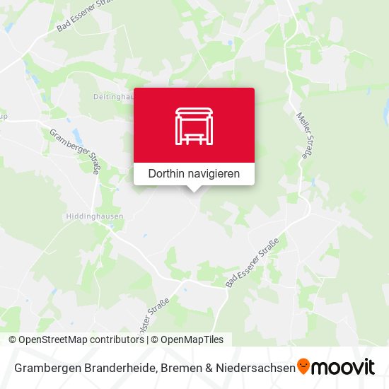 Grambergen Branderheide Karte