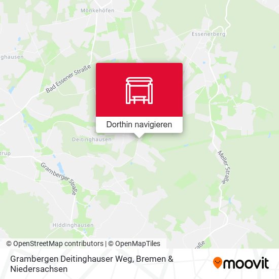 Grambergen Deitinghauser Weg Karte