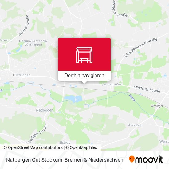 Natbergen Gut Stockum Karte