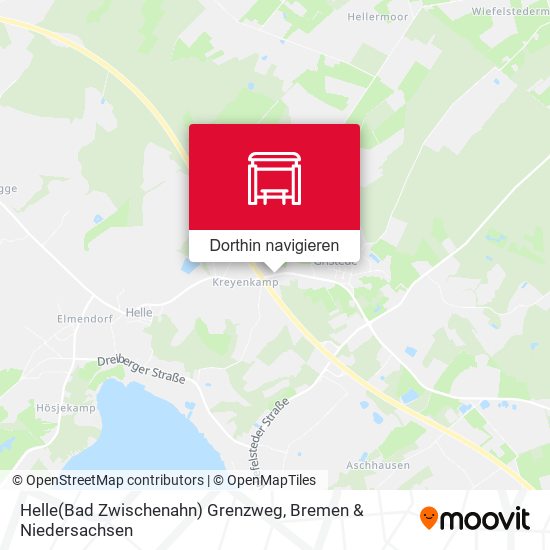 Helle(Bad Zwischenahn) Grenzweg Karte