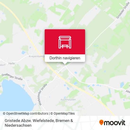 Gristede Abzw. Wiefelstede Karte