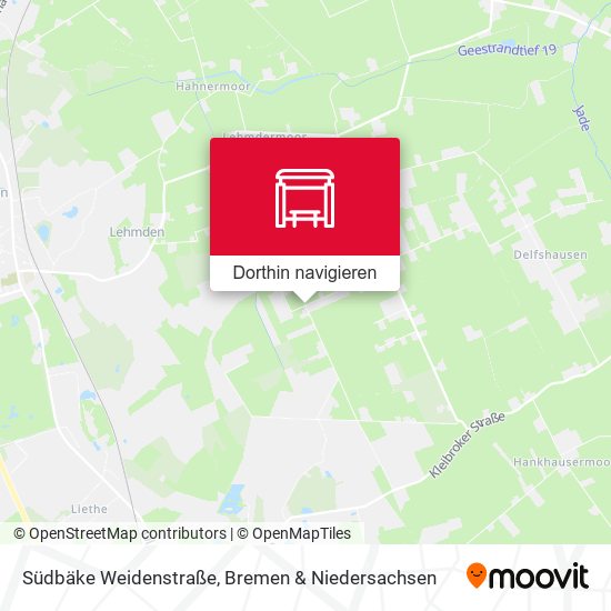 Südbäke Weidenstraße Karte