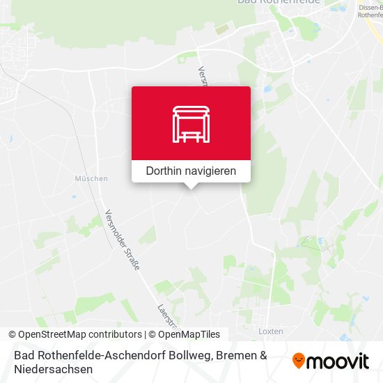 Bad Rothenfelde-Aschendorf Bollweg Karte