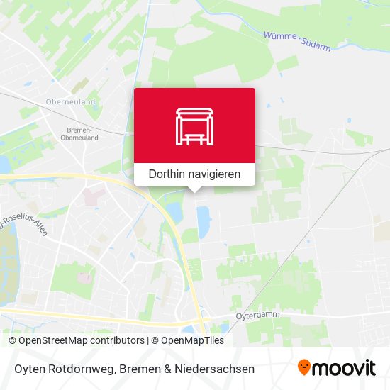 Oyten Rotdornweg Karte