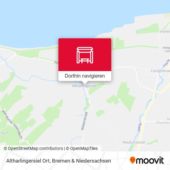 Altharlingersiel Ort Karte