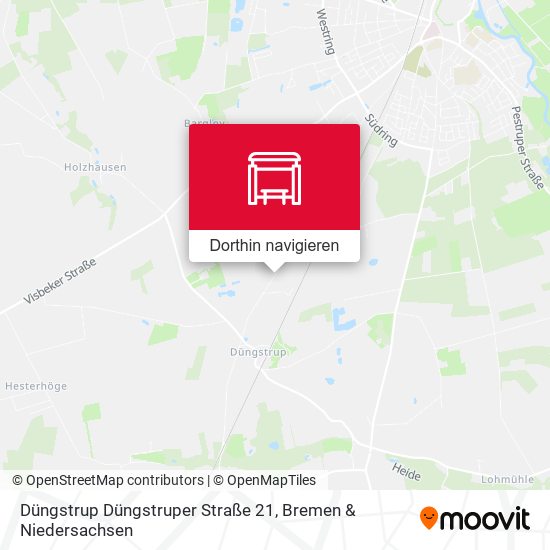 Düngstrup Düngstruper Straße 21 Karte