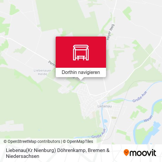 Liebenau(Kr Nienburg) Döhrenkamp Karte