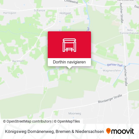 Königsweg Domänenweg Karte