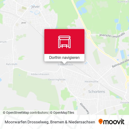 Moorwarfen Drosselweg Karte