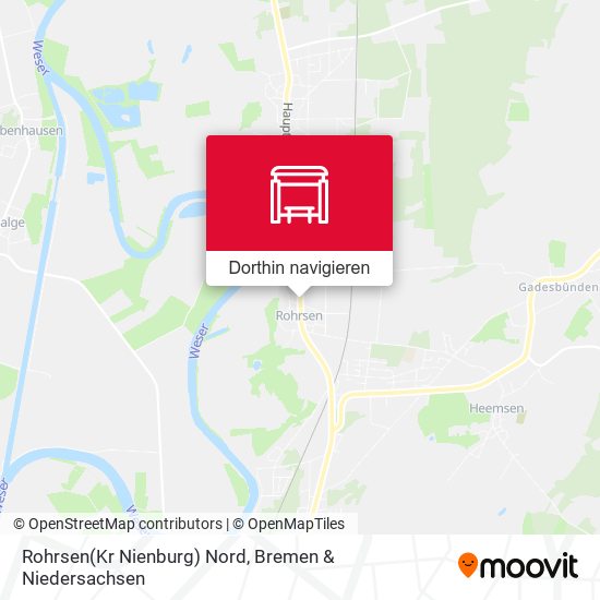 Rohrsen(Kr Nienburg) Nord Karte