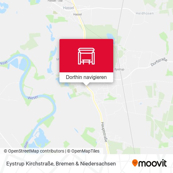 Eystrup Kirchstraße Karte