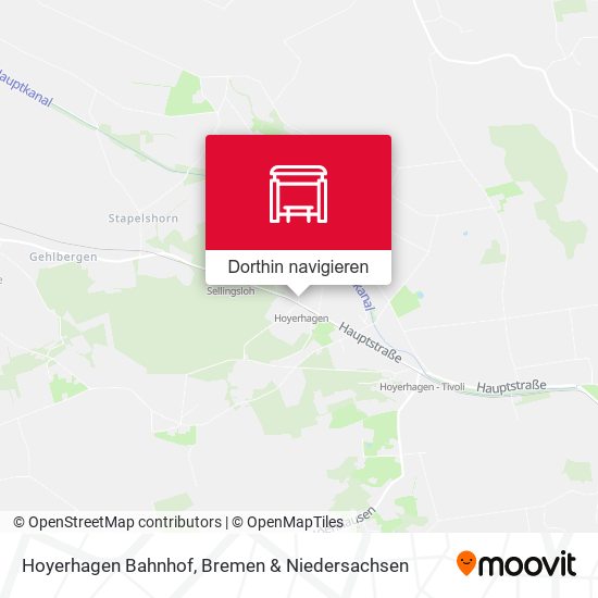 Hoyerhagen Bahnhof Karte