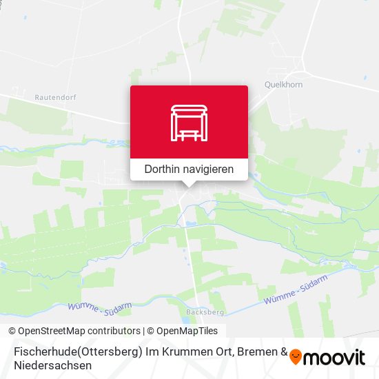 Fischerhude(Ottersberg) Im Krummen Ort Karte