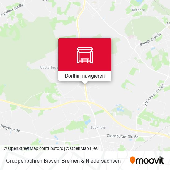 Grüppenbühren Bissen Karte