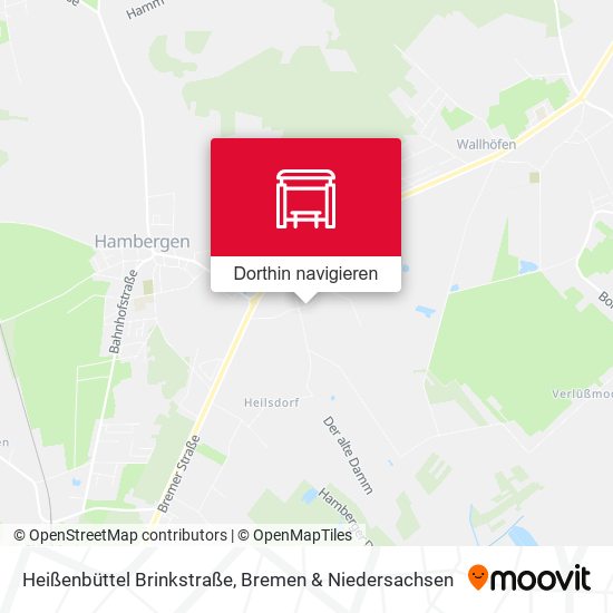 Heißenbüttel Brinkstraße Karte