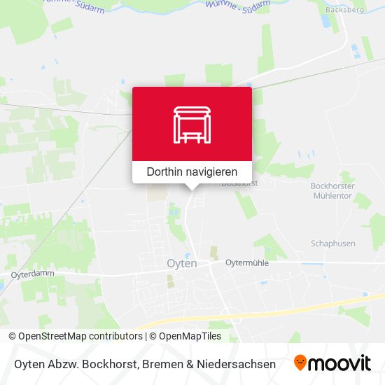 Oyten Abzw. Bockhorst Karte