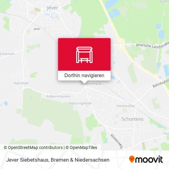 Jever Siebetshaus Karte
