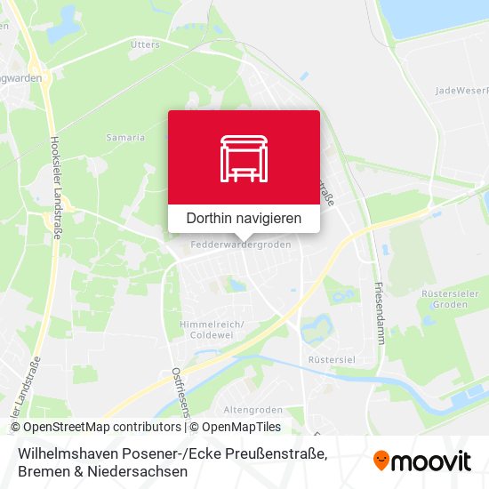 Wilhelmshaven Posener- / Ecke Preußenstraße Karte