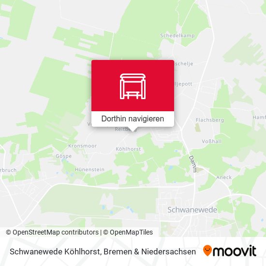 Schwanewede Köhlhorst Karte