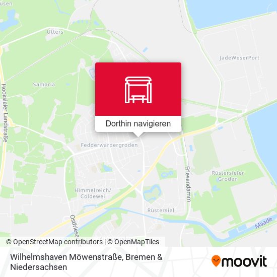 Wilhelmshaven Möwenstraße Karte